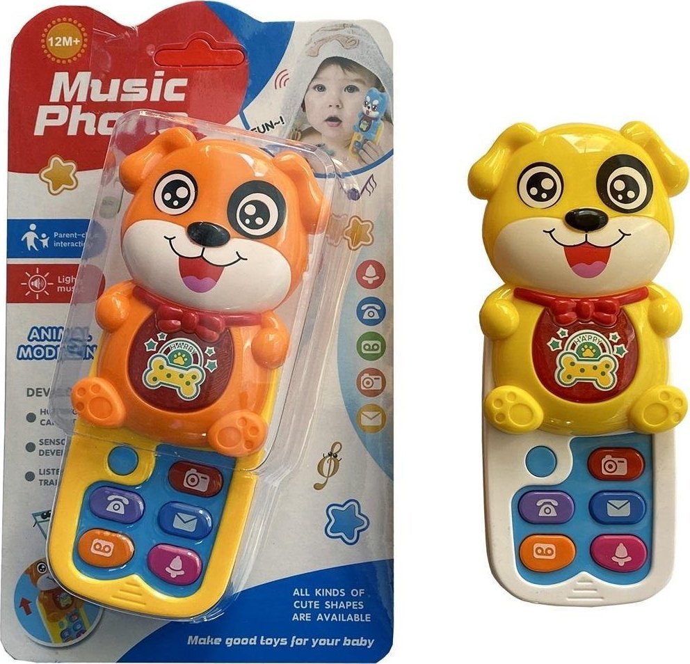 Trifox Telefon muzyczny dla malucha piesek