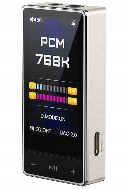 Wzmacniacz słuchawkowy FiiO QX13 - titanium-gold - Przenośny DAC/AMP Hi-Res