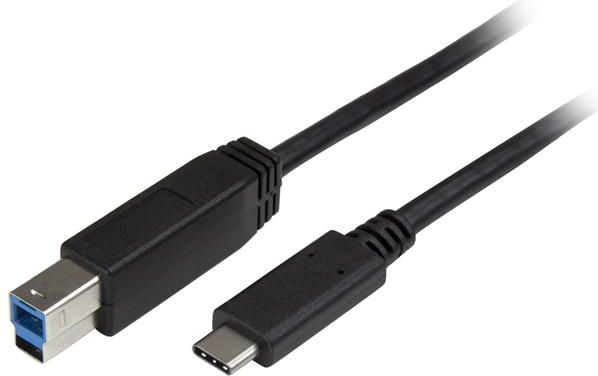 Kabel USB StarTech USB-C - USB-B 2 m Czarny (USB315CB2M)