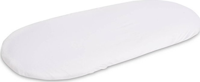 Sensillo PRZEŚCIERADŁO DO KOŁYSKI JERSEY BIAŁE 90X40CM