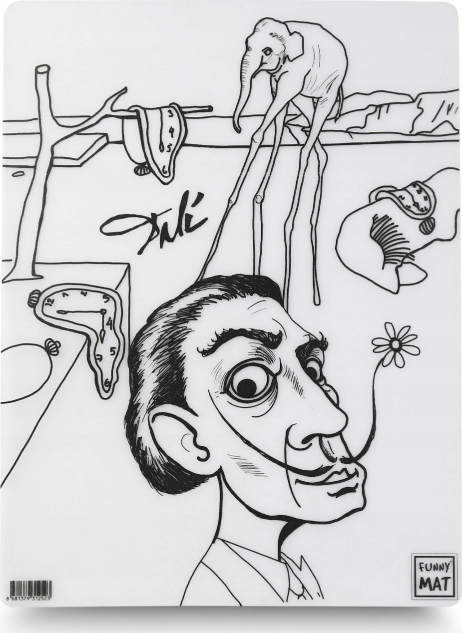 vidaXL Mata transparentna Dali Funny Mat STRIGO