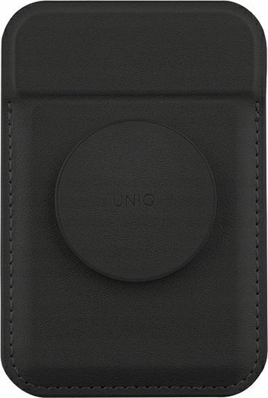 Uniq UNIQ Flixa magnetic card wallet with stand black/jet black MagSafe