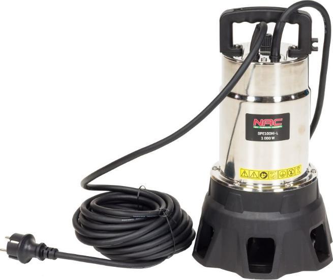 NAC NAC POMPA DO WODY BRUDNEJ 1000W 20000l/h SPE100HI-L SPE100HI-L