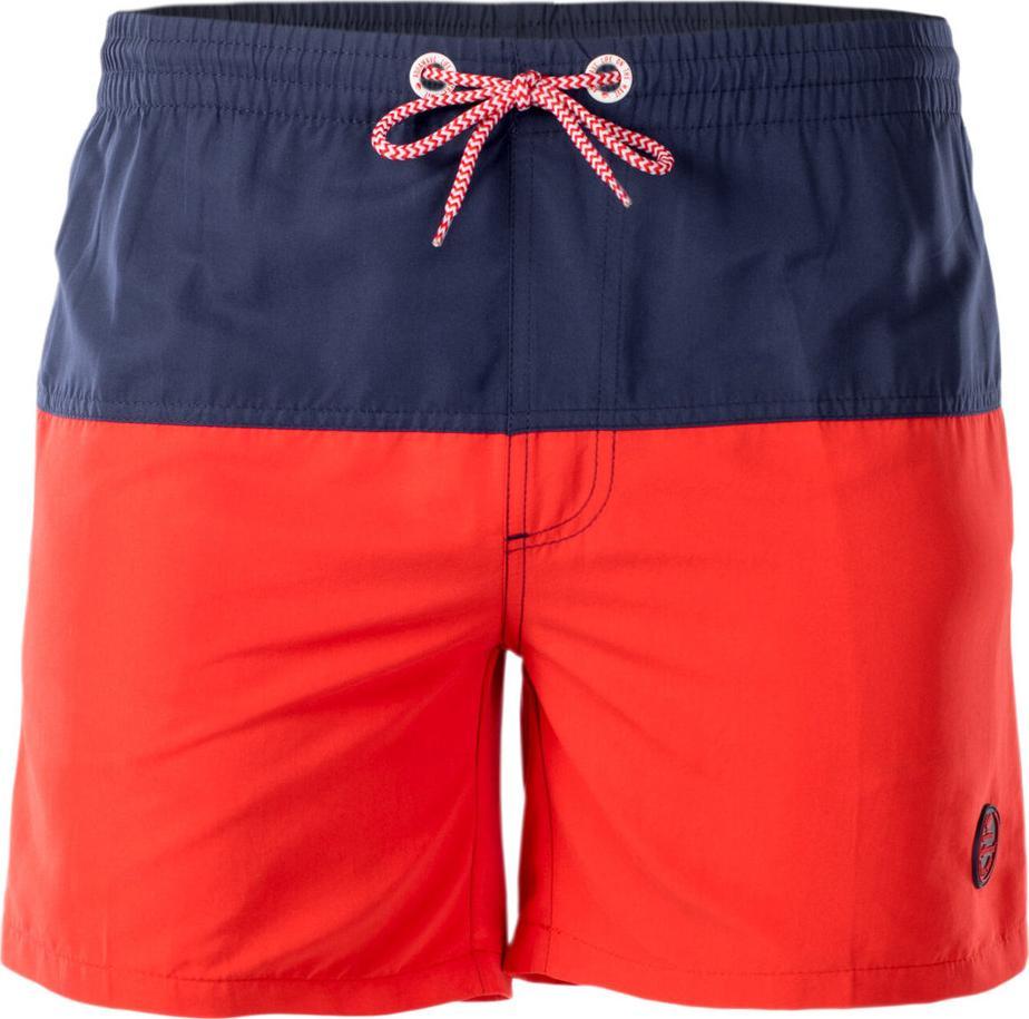 AquaWave Spodenki szorty kąpielowe męskie Drakon czerwono-granatowe rozmiar XL