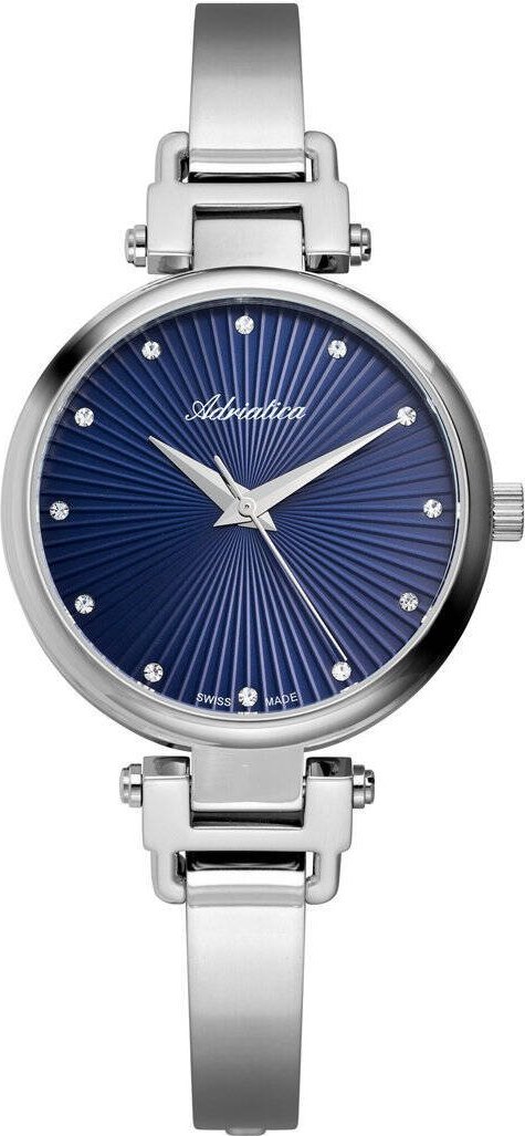 Zegarek Adriatica Zegarek Damski Adriatica na bransolecie A3807.5145Q - Zegarek Kwarcowy Swiss Made