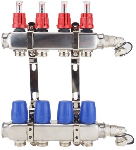 CONTROLLED MANIFOLD WITH A FLOWMETER 10