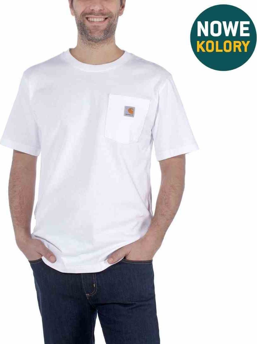 Carhartt Koszulka Carhartt Workwear Pocket S/S White