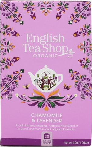 English Tea Sho Herbatka ziołowa z rumianekiem i lawendą (20x1,5) BIO 30 g