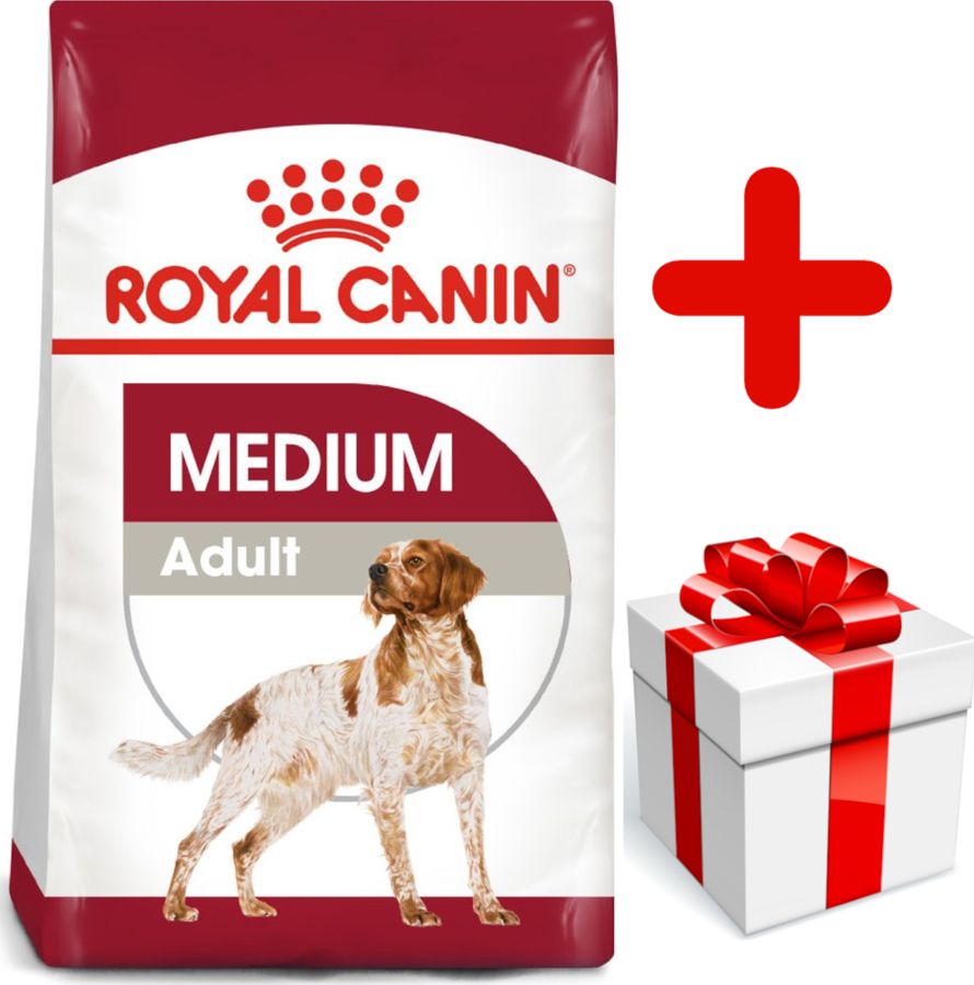 Royal Canin ROYAL CANIN Medium Adult 15kg karma sucha dla psów dorosłych, ras średnich + niespodzianka dla psa GRATIS!