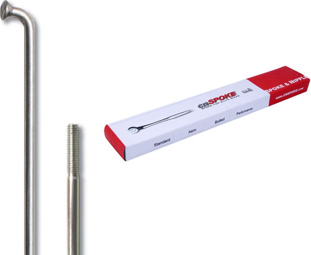 Cn Spoke Szprychy STD14 2.0-2.0-2.0 stal nierdzewna 202mm srebrne + nyple 144szt.