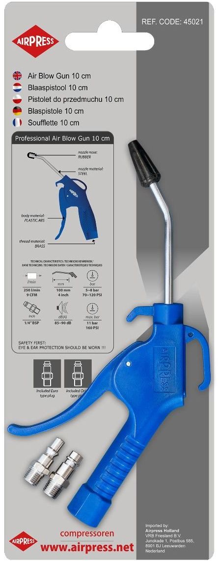 Airpress Pistolet do przedmuchiwania z długą dyszą (45021)