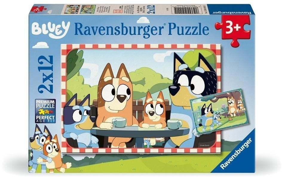 Puzzle dla dzieci 2D: Bluey 2x12el