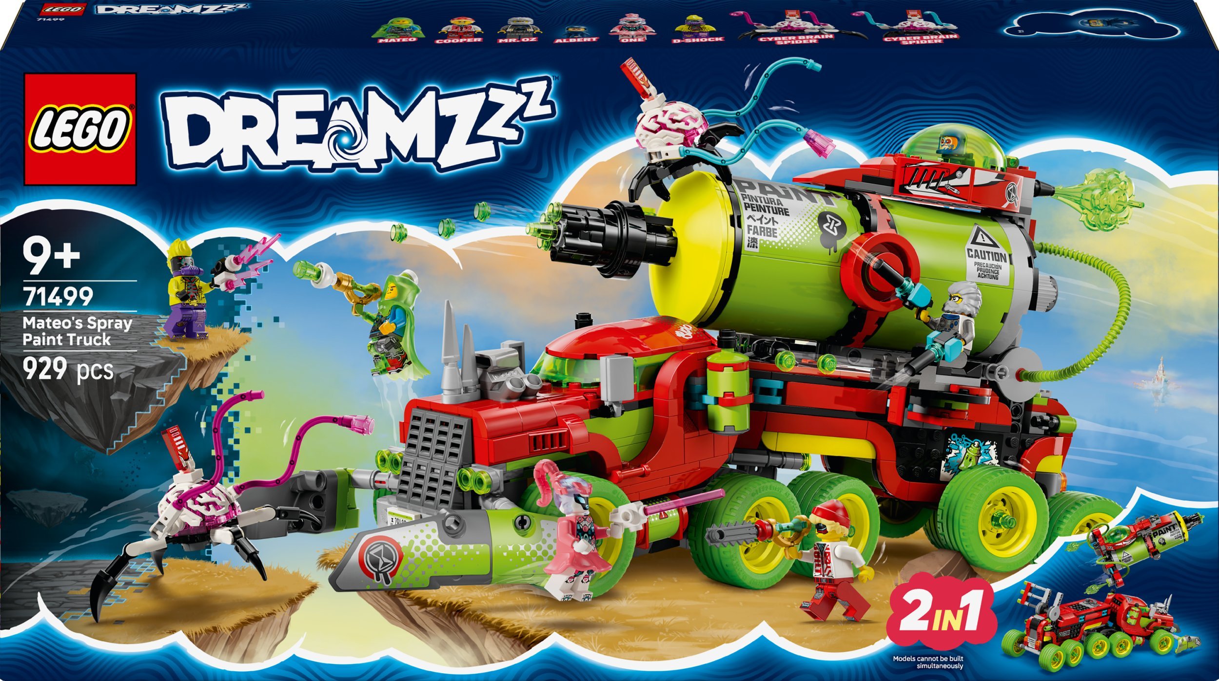 LEGO DREAMZzz Sprayowa ciężarówka Mateo (71499)