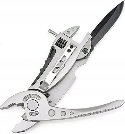 Korbi MULTITOOL AG486 NÓŻ SZCZYPCE SCYZORYK KLUCZE STAL