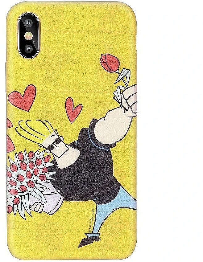 Cartoon Network Johnny Bravo Silicone Case for Apple iPhone 7 Plus / 8 Plus Love