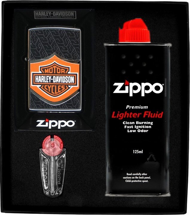 Zestaw ZIPPO Zapalniczka HARLEY DAVIDSON 4 Prezentowy No1