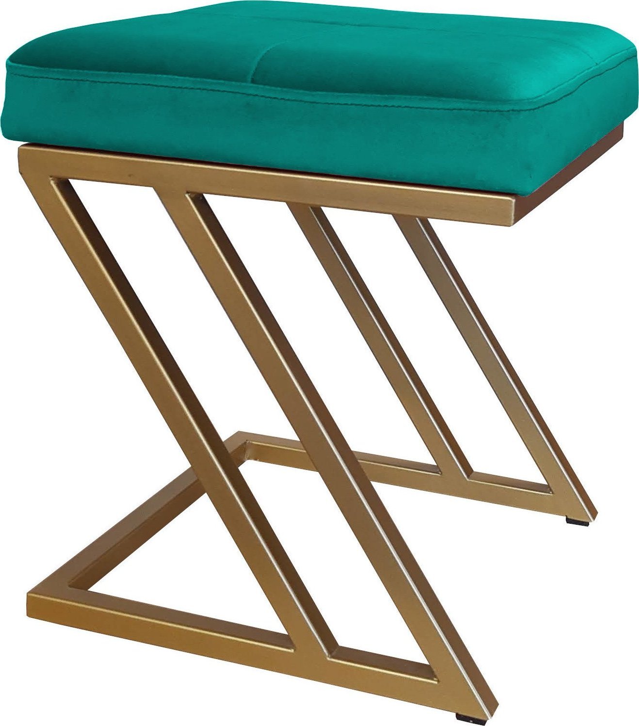 Atos Pufa ZETA LOFT taboret podnóżek podstawa złota MG20