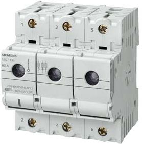 Siemens Rozłącznik bezpiecznikowy z podstawą do 63A 3P D02 (5SG7133)