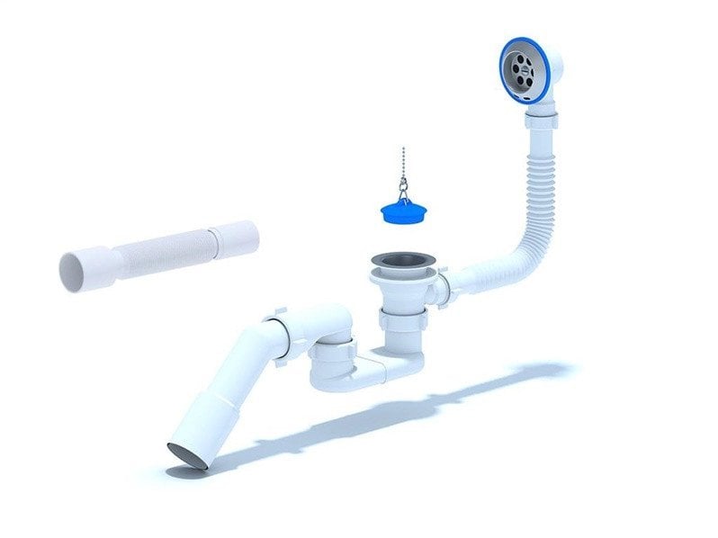 BATH TRAP OUTLET OVERFL 1 1/2 FLEXI E056