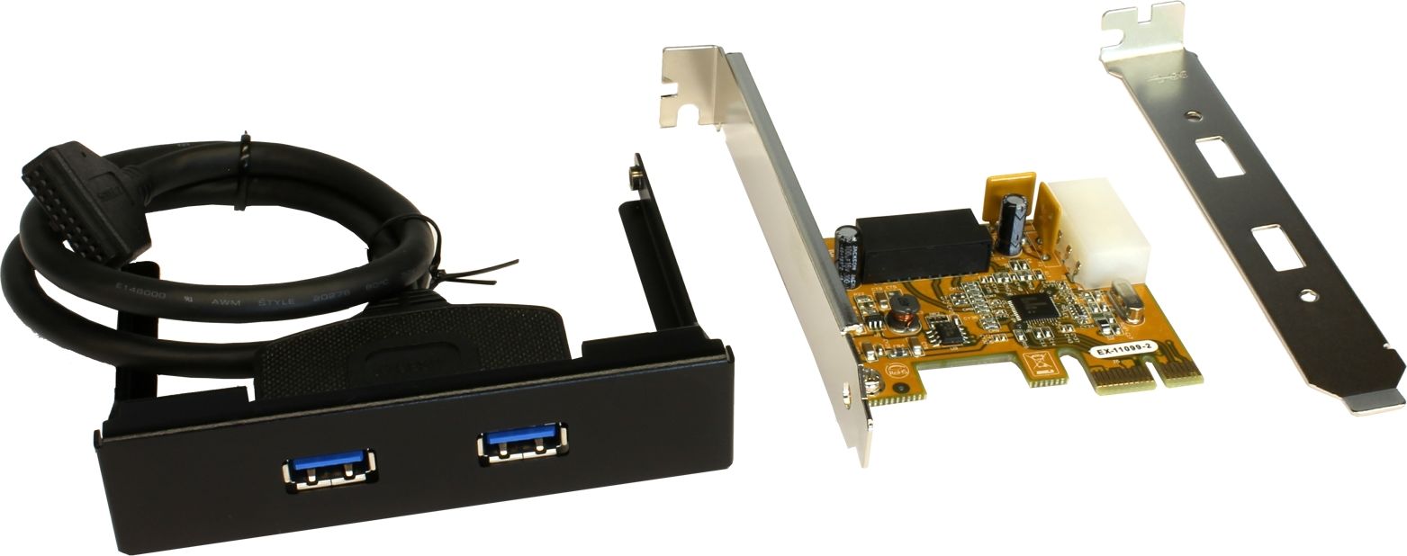 Kontroler Exsys PCIe x1 - 2x USB 3.0 (EX-11099-2)