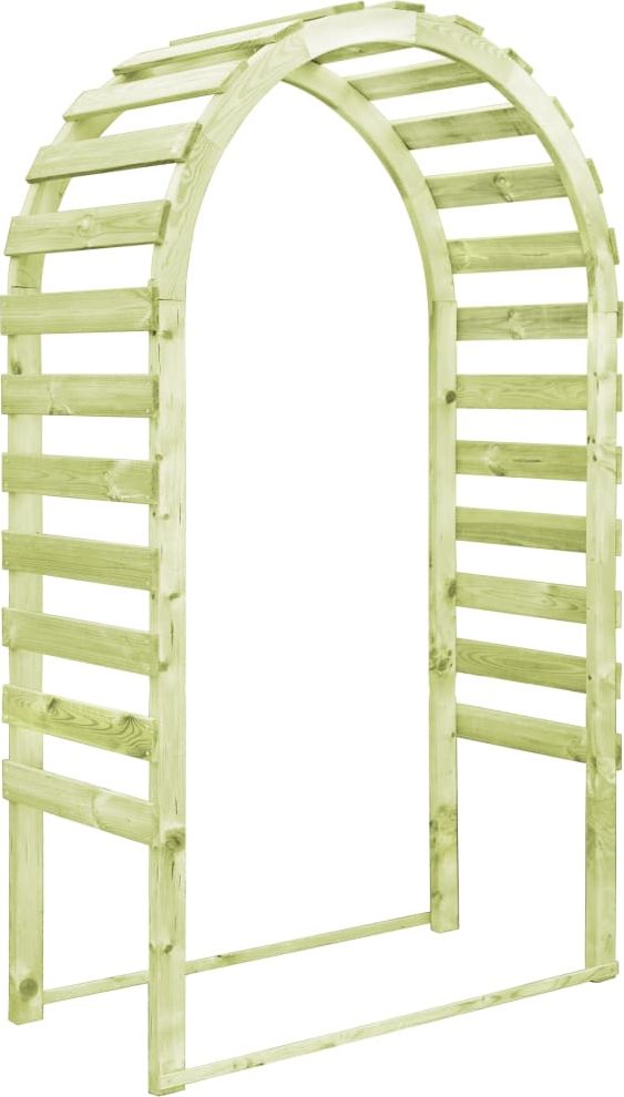 vidaXL Pergola ogrodowa z ławką, 130x60x230 cm, impregnowana sosna