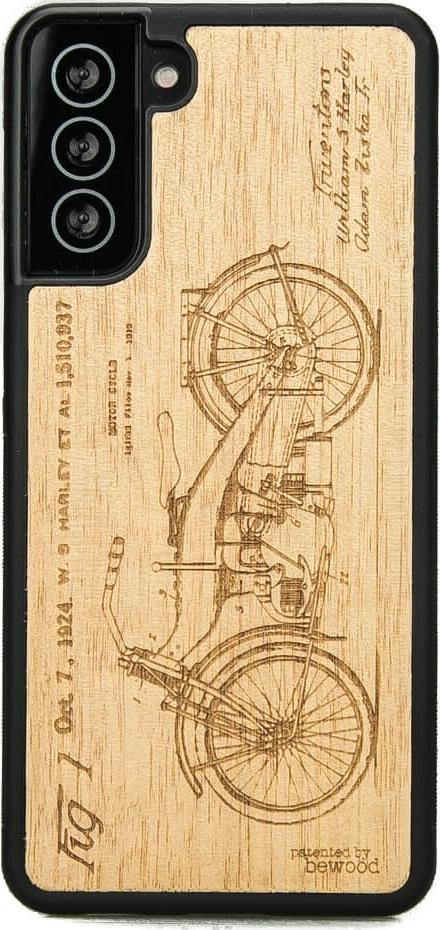 BeWood Drewniane Etui Samsung Galaxy S21 FE HARLEY PATENT ANIEGRE
