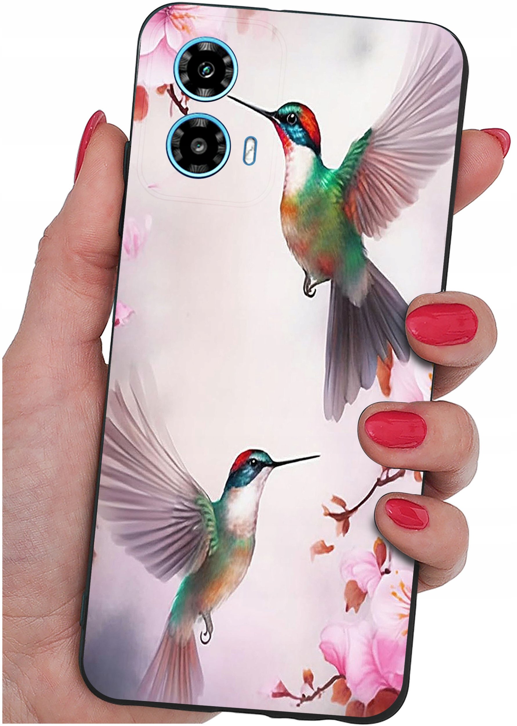 ETUI do Motorola Moto G34 5G WZORY |SILIKONOWE MATT CASE + SZKŁO 9H