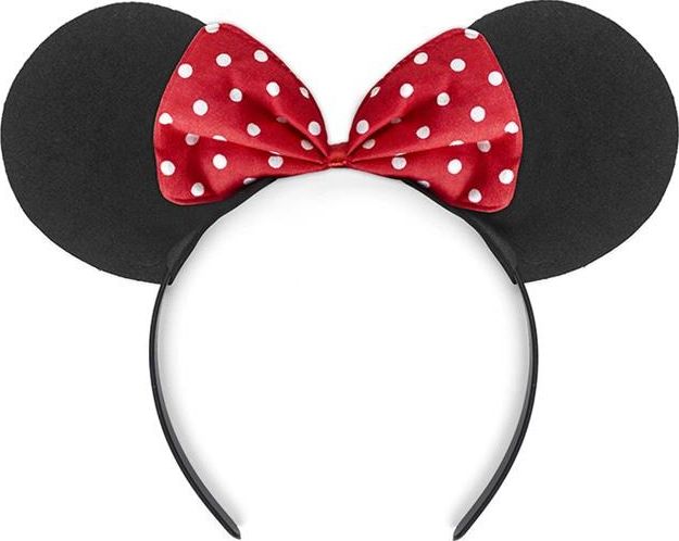 Party Deco Opaska Myszka, czarno-czerwona uniwersalny