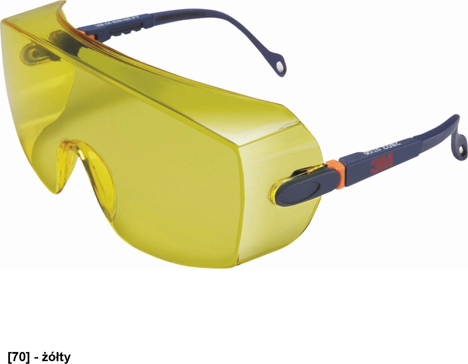 3M 3M 280X - okulary ochronne - żółty