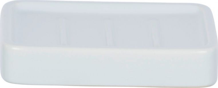 Wenko uchwyt na mydło Hexa 13 x 9,5 x 2,5 cm ceramiczny biały