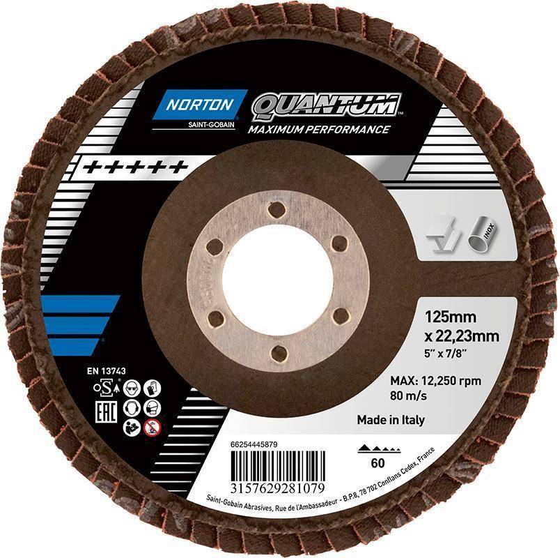 Norton Clipper Ściernica listkowa talerzowa QUANTUM PREMIUM R996, wypukła