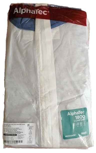 Beskytdragt 1800-195 støv/væske 5/6 XL