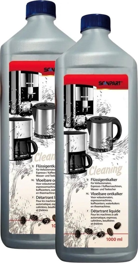 DeLonghi ZESTAW 2x ODKAMIENIACZ EKSPRESU SCANPART 1L DO SAECO BOSCH DELONGHI