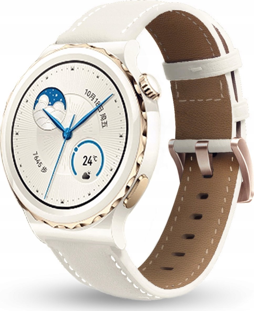 PASEK SKÓRZANY DO HUAWEI WATCH GT 2 42MM GT3 42MM ELEGANT ACTIVE - PREMIUM