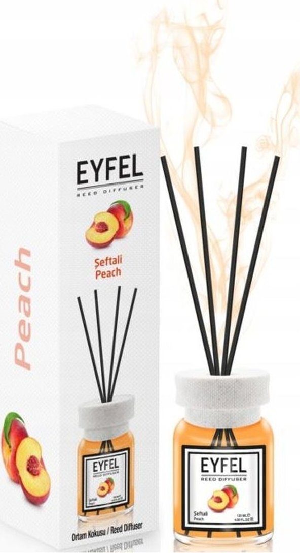 Eyfel Dyfuzor zapachowy z patyczkami Brzoskwinia 120ml