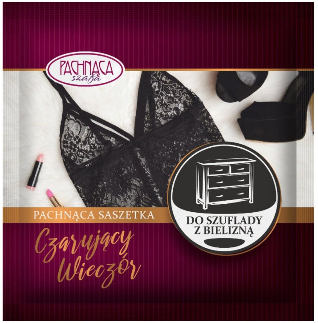 Pachnąca Szafa Czarujący Wieczór Pachnąca Saszetka Do Szuflady Z Bielizną 5g
