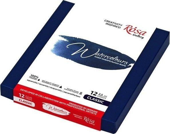 Farby akwarelowe w kostkach Urban Sketching 12kol