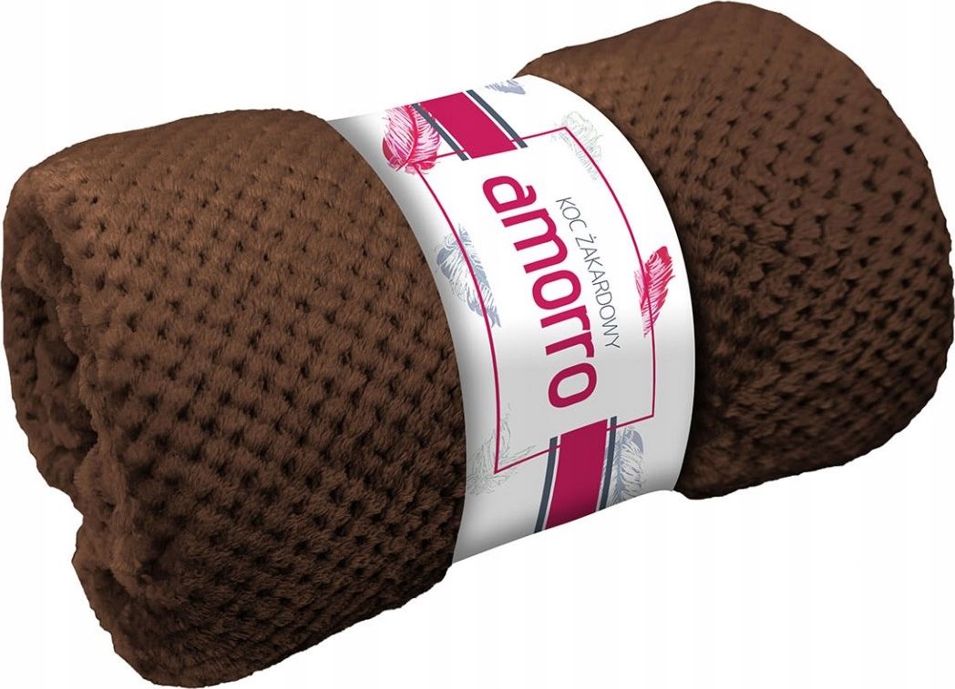 Darymex Koc żakardowy AMORRO/MLECZNA CZEKOLADA/150x200