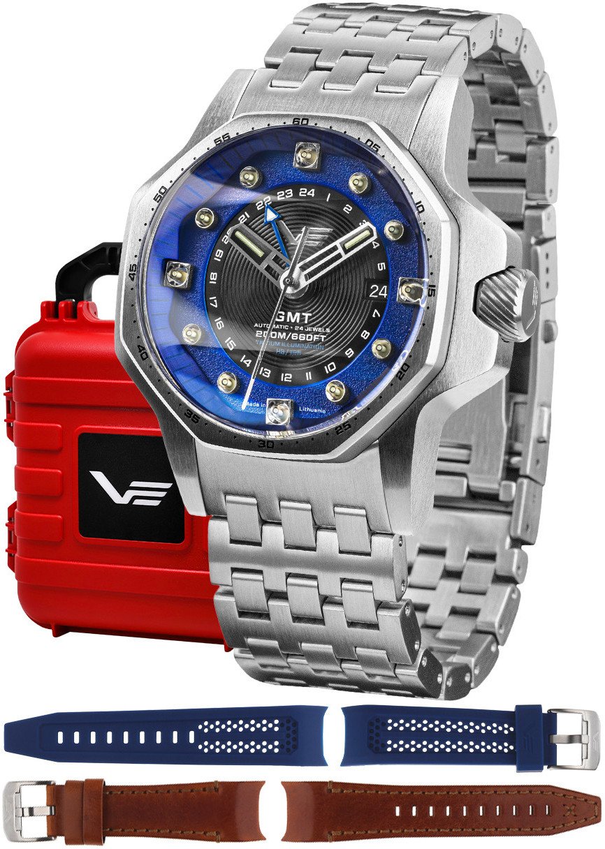 Zegarek męski Vostok Europe NH34-640A701B srebrny