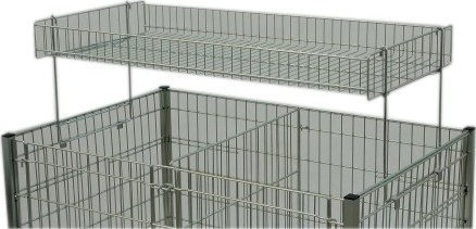 Damnix Nadstawka do stołu ekspozycyjnego 1200 mocowana na stole, cynk galwaniczny