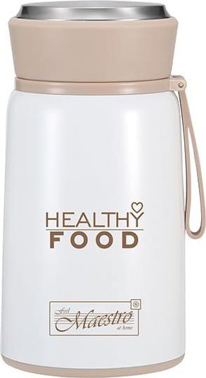 Maestro Termos obiadowy MR-1646-80 0.8 l Biały