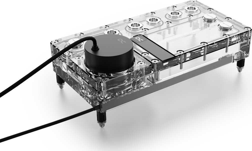 Alphacool Alphacool Core Distro Plate 240 mm Links mit VPP, ARGB - Acryl