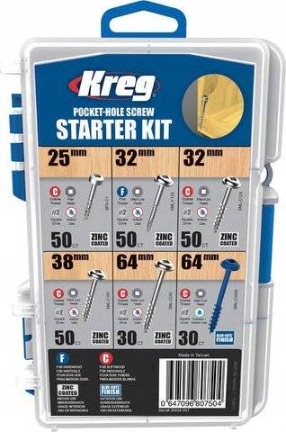 Zestaw narzędzi Sourcing Bolt set KREG SK04-INT Starter Kit
