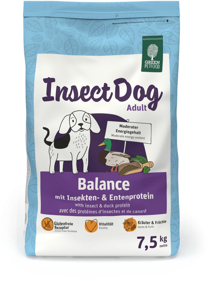 GREEN PETFOOD InsectDog Balance 7,5kg