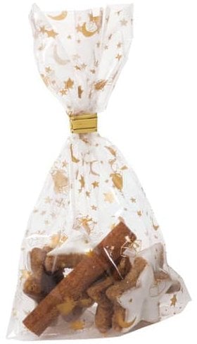 Torebka prezentowa, christmas, foliowa, PP, 115x190mm, 10szt.