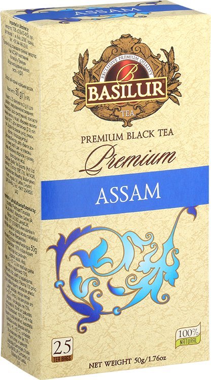 Basilur Basilur PREMIUM ASSAM herbata czarna indyjska - ekspresowa 25 x 2 g