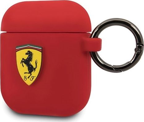 Ferrari Etui ochronne Fesaccsilshre do Airpods czerwone
