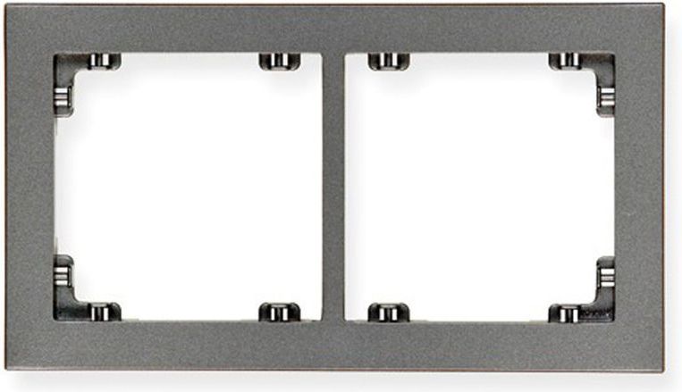 Karlik Ramka uniwersalna podwójna Deco grafitowe (11DR-2)
