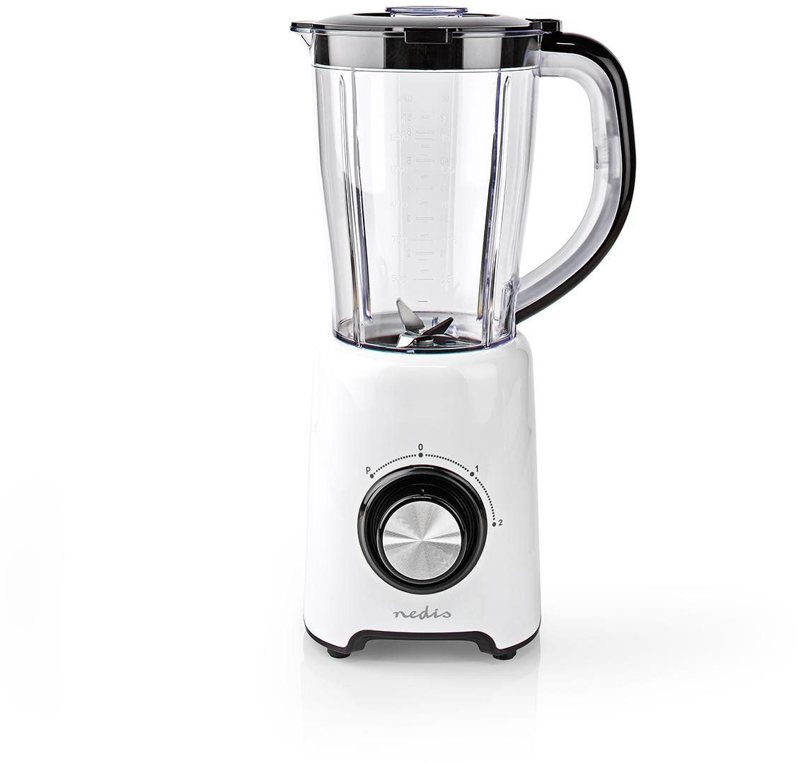 Blender kielichowy Nedis KABL300CWT 800W 1.5L Czarno-biały