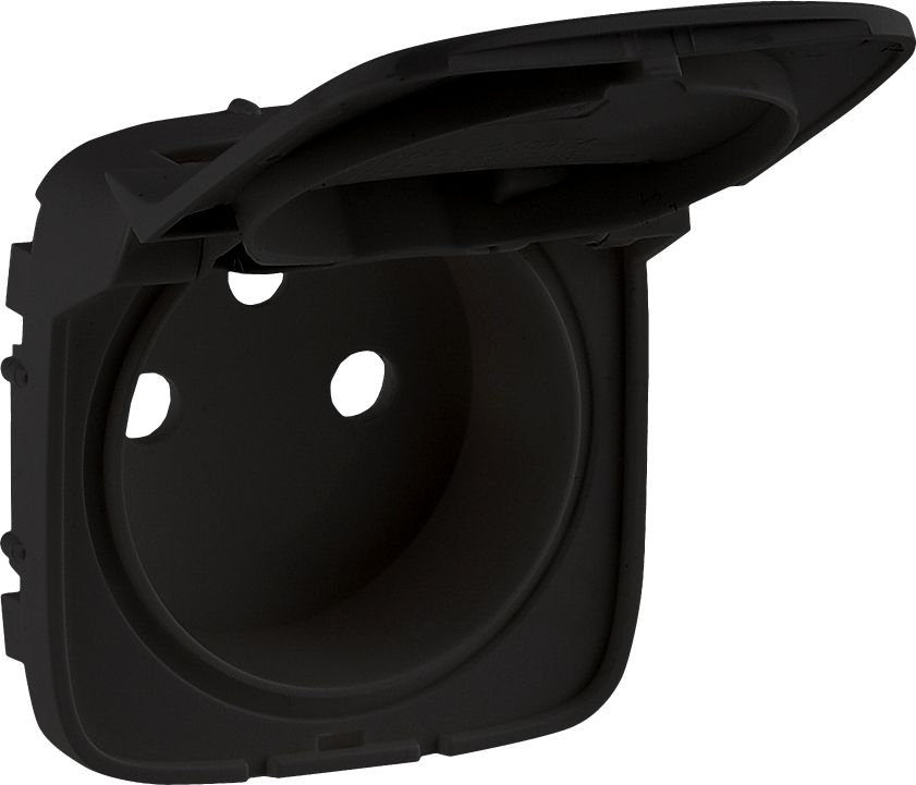 Legrand VALENA ALLURE Plakietka gniazda 2p+z z kalpką (754868)